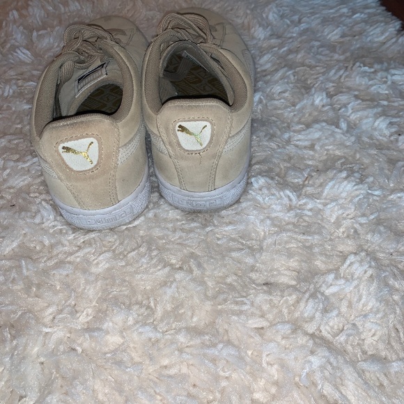 Puma Tan Suede Sneakers - Picture 3 of 6
